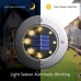 Waterproof LED Solar Garden Lights For In-Ground, Patio, Lawn, Yard, Pathway, Walkway - Pack Of 4